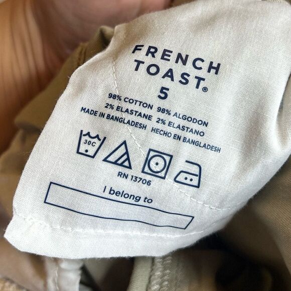 5 for $25š„Girls Sizeā5 French Toast Tan Adjustable ElasticāPants - Picture 5 of 7